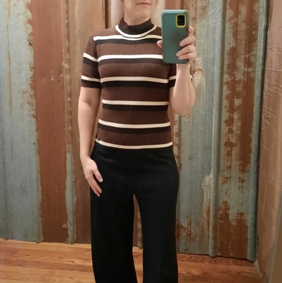 VINTAGE 90'S Unionbay Striped Sweater - Picture 3 of 16